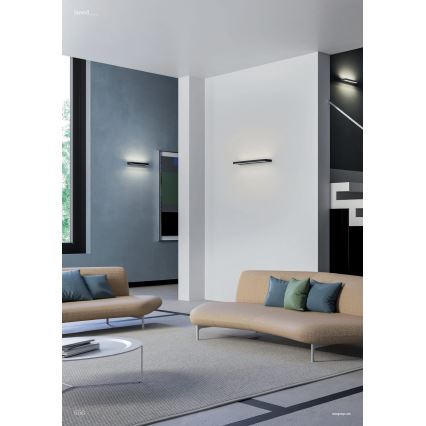 Redo 01-3555 - LED væglampe SEED LED/30W/230V sort
