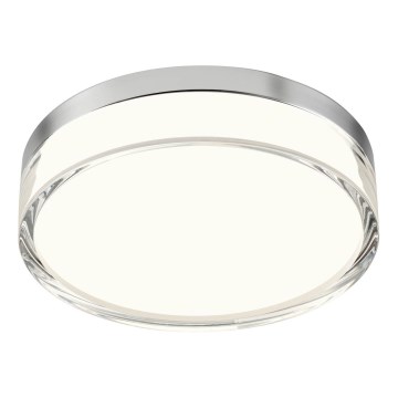 Redo 01-3727 - LED Badeværelsesloftlampe FRISBI LED/12W/230V Ø 23 cm CRI 90 3000/4000K IP44 blank krom