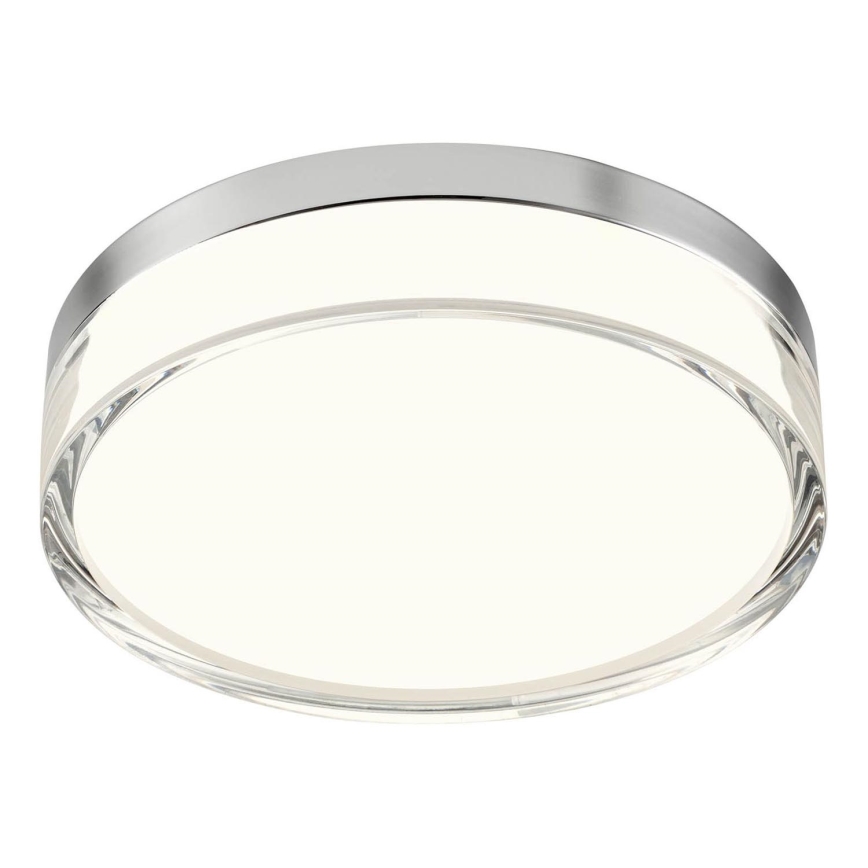Redo 01-3727 - LED loftlampe til badeværelse FRISBI LED/12W/230V diameter 23 cm CRI 90 3000/4000K IP44 skinnende krom
