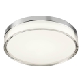 Redo 01-3728 - LED Badeværelsesloftlampe FRISBI LED/18W/230V Ø 28 cm CRI 90 3000/4000K IP44 blank krom