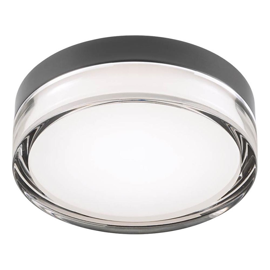 Redo 01-3733 - LED loftlampe til badeværelse FRISBI LED/8W/230V diameter 15 cm CRI 90 IP44 sort
