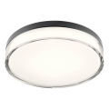 Redo 01-3736 - LED loftlampe til badeværelse FRISBI LED/18W/230V Ø 28 cm CRI 90 3000/4000K IP44 sort