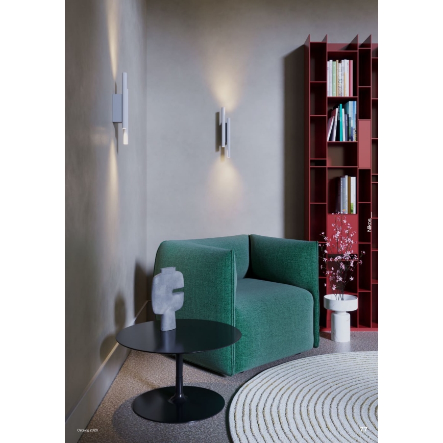 Redo 01-3850 - LED væglampe NIKOS 4xLED/4W/230V 3000K CRI 90 hvid