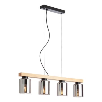 Redo 01-3986 - Pendel ROTIS 4xE27/15W/230V
