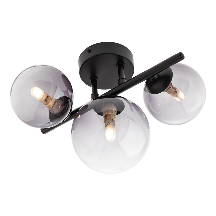 Redo 01-3988 - Loftlampe ASTRA 3xG9/8W/230V sort