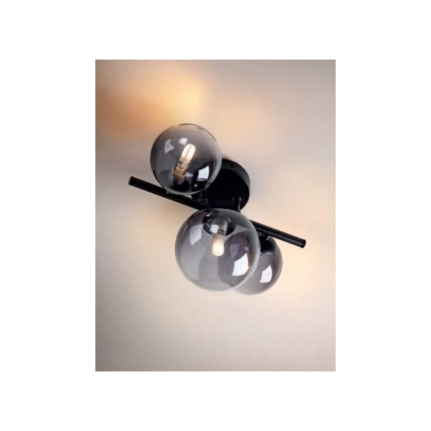 Redo 01-3988 - Loftlampe ASTRA 3xG9/8W/230V sort