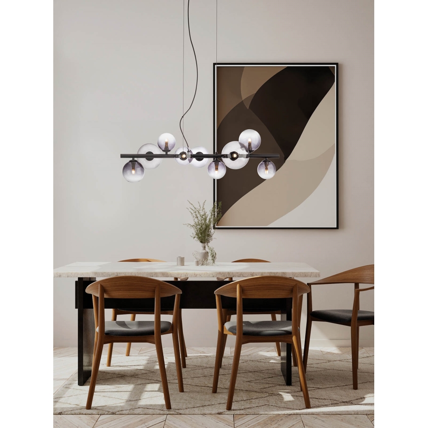 Redo 01-3989 - Pendel ASTRA 9xG9/8W/230V sort