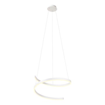 Redo 01-4013 - Dæmpbar LED-pendel på wire SCROLL LED/38W/230V 3000K/4000K/6000K CRI 90 Ø 60 cm hvid