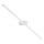 Redo 01-4034 - LED spejllampe til badeværelse ROW LED/18W/230V 90 cm IP44 hvid