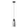 Redo 01-4044 - Pendel ATLANTIS 1xE27/42W/230V diameter 11 cm sort