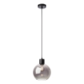 Redo 01-4045 - Pendel ATLANTIS 1xE27/42W/230V diameter 20 cm sort