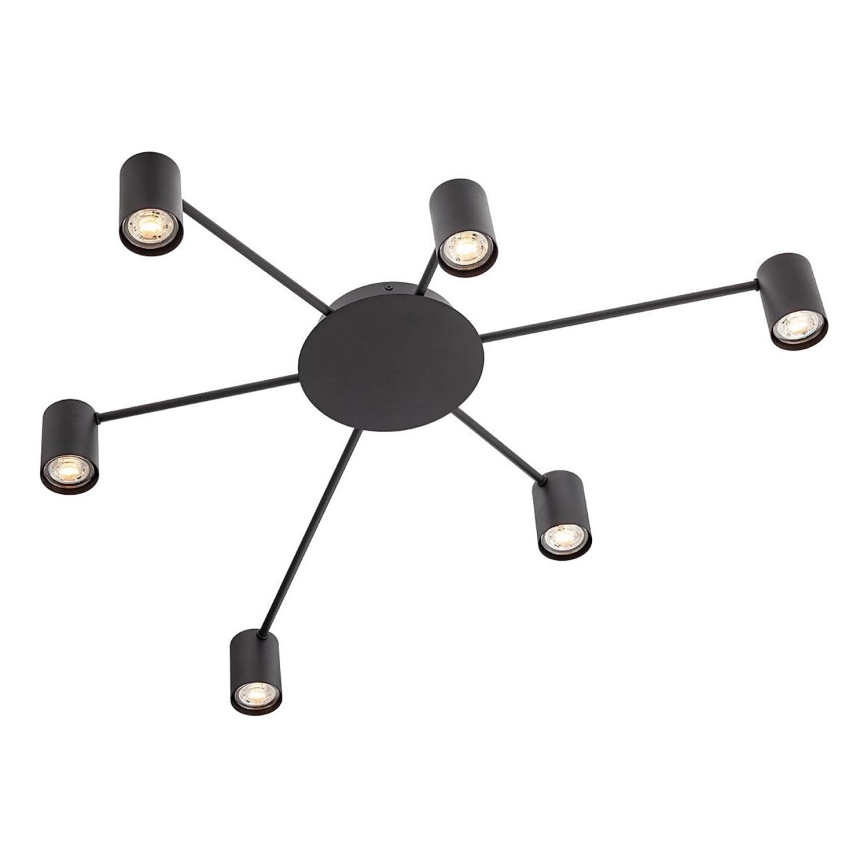Redo 01-4052 - Spotlampe NOA 6xGU10/10W/230V sort