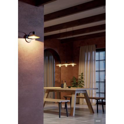 Redo 01-4055 - Pendel FRESNO 1xE27/42W/230V diameter 40 cm