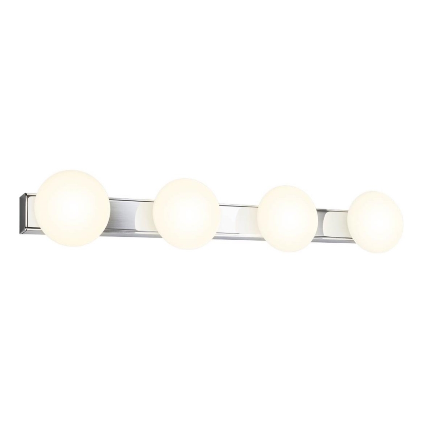 Redo 01-4309 - LED-loftlampe til badeværelse OVUM 4xLED/5W/230V 3000/4000K CRI 90 IP44 hvid/blank krom
