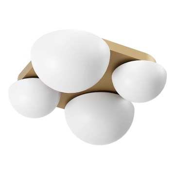 Redo 01-4332 - LED loftlampe LUMIEN 4xLED/26W/230V 2700/3000K CRI 90 hvid/guld