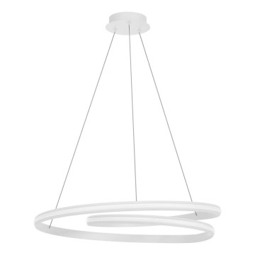 Redo 01-4363 - Dæmpbar LED-pendel på wire TORSION LED/60W/230V 2700/3000/4000K CRI 90 Ø 75,2 cm hvid
