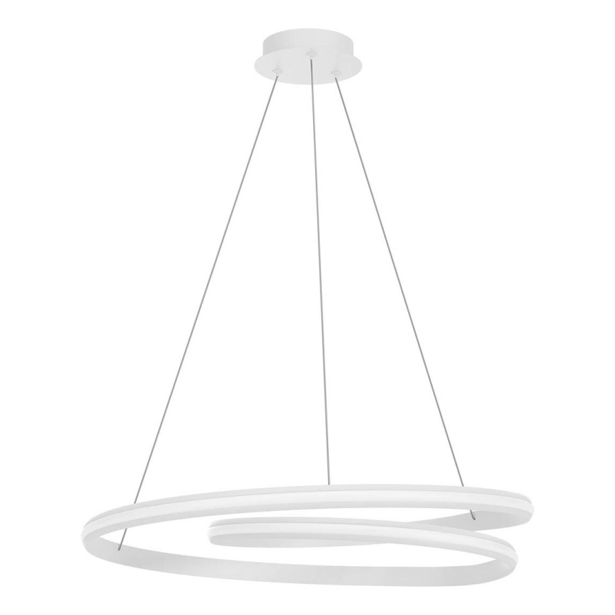 Redo 01-4363 - Dæmpbar LED-pendel på wire TORSION LED/60W/230V 2700/3000/4000K CRI 90 Ø 75,2 cm hvid