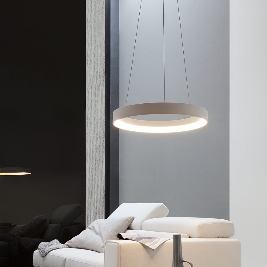 Redo 01-671 - LED pendel LOOP LED/38W/230V diameter 45 cm hvid