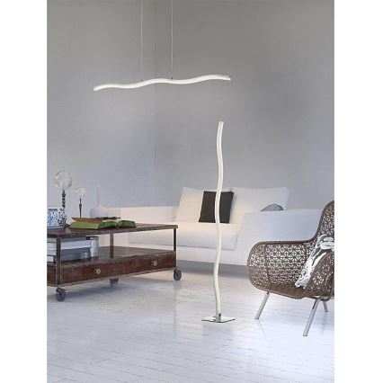 Redo 01-893 - LED-pendel på kabel PULSE LED/23,1W/230V mat krom