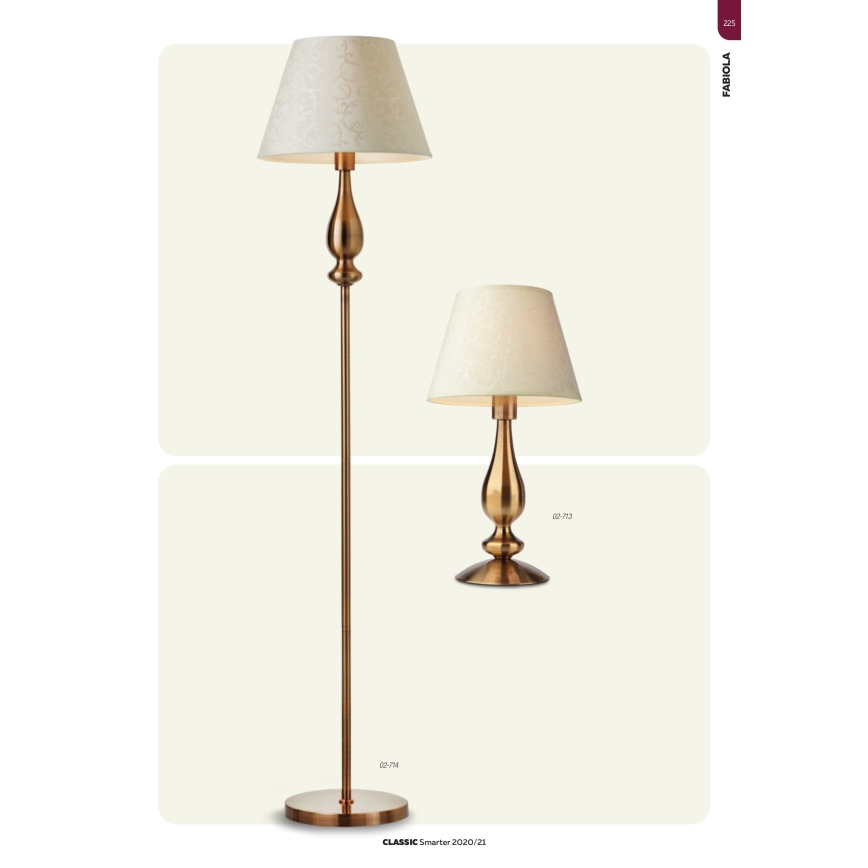 Redo 02-713 - Bordlampe FABIOLA 1xE27/28W/230V