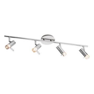 Redo 04-332 - LED-spot SLIM 4xLED/4W/230V blank krom