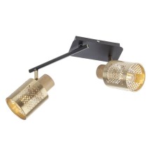 Redo 04-520 - Loftlampe BASKET 2xE27/42W/230V bronzefarvet