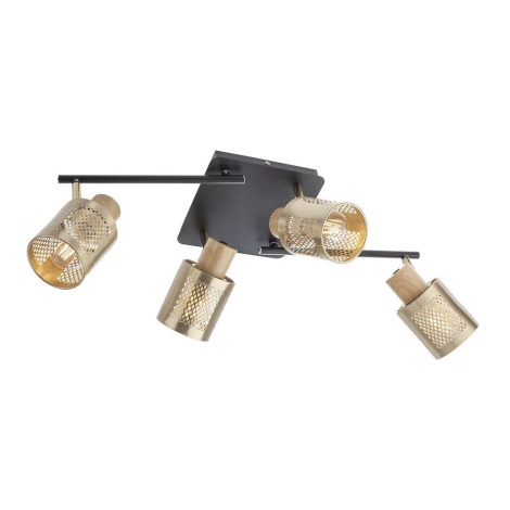 Redo 04-522 - Loftlampe BASKET 4xE27/42W/230V bronzefarvet