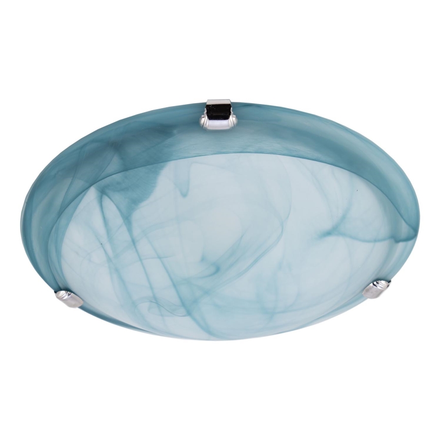 Redo 05-390 - Loftlampe VIRGINIA 1xE27/42W/230V diameter 30 cm blå