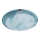 Redo 05-390 - Loftlampe VIRGINIA 1xE27/42W/230V diameter 30 cm blå