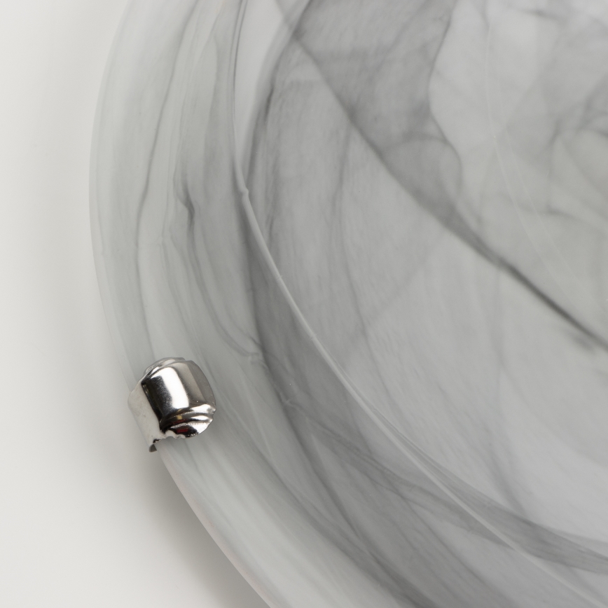 Redo 05-393 - Loftlampe VIRGINIA 2xE27/42W/230V Ø 40 cm grå