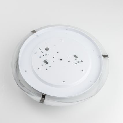 Redo 05-393 - Loftlampe VIRGINIA 2xE27/42W/230V Ø 40 cm grå