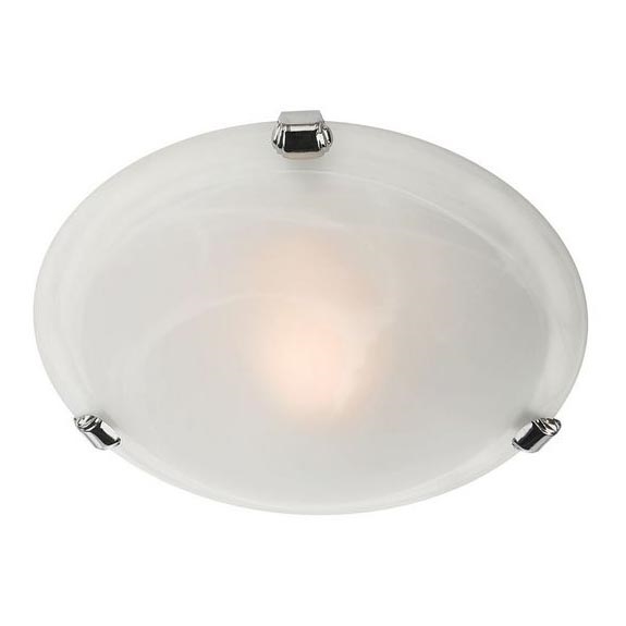 Redo 05-677 - Loftlampe VIRGINIA 1xE27/42W/230V diameter 25 cm hvid
