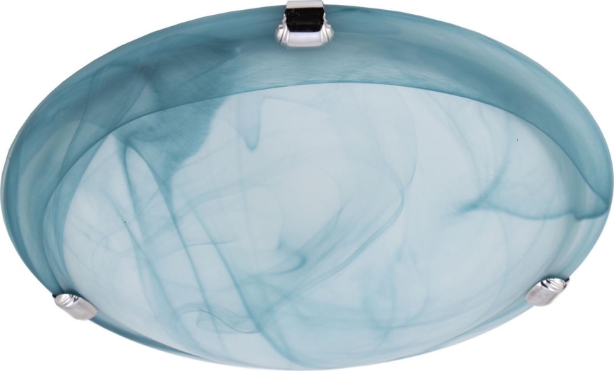 Redo 05-682 - Loftlampe VIRGINIA 1xE27/42W/230V diameter 25 cm blå