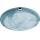 Redo 05-682 - Loftlampe VIRGINIA 1xE27/42W/230V diameter 25 cm blå
