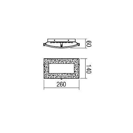 Redo 05-863 - LED væglampe ARTEMIS LED/10W/230V sølvfarvet