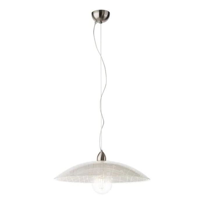 Redo 05-891 - Pendel GRAF 1xE27/42W/230V diameter 40 cm hvid