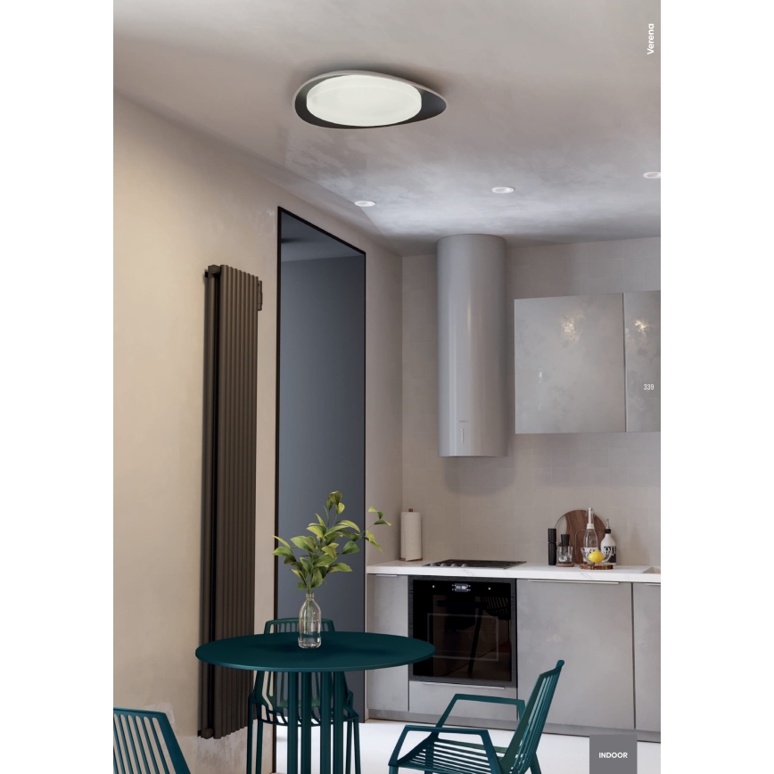 Redo 05-922 - LED loftlampe VERENA LED/24W/230V antracit