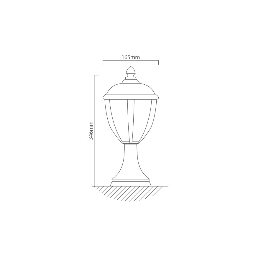 Redo 2604-3K BL - LED udendørslampe UNITE LED/6,5W/230V IP44