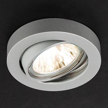 Redo 70280 - Indbygningsspot MT 1xGU5,3/50W/12V sølv