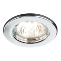Redo 70308 - Indbygningsspot MT 1xGU5,3/50W/12V blank krom