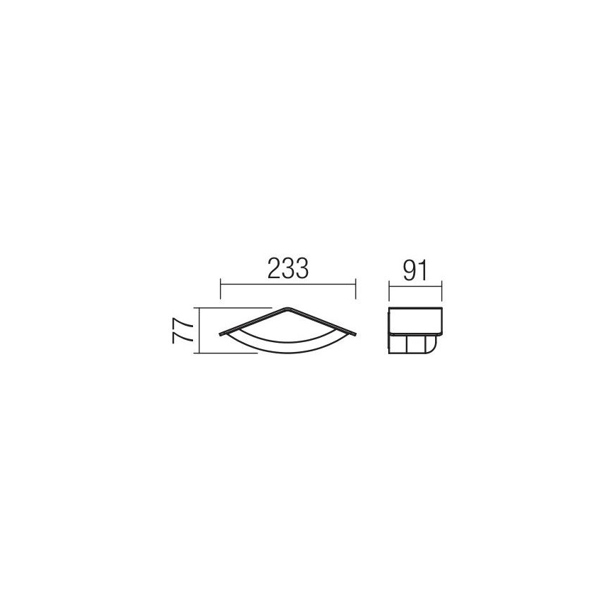 Redo 90002 - Udendørs LED væglampe CHALET 1xLED/8W/230V IP54