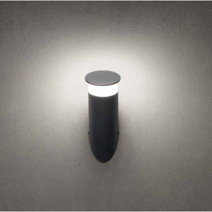 Redo 90073 - LED RGBW Udendørs væglampe ALGON LED/6W/230V Wi-Fi Tuya IP65 antracit