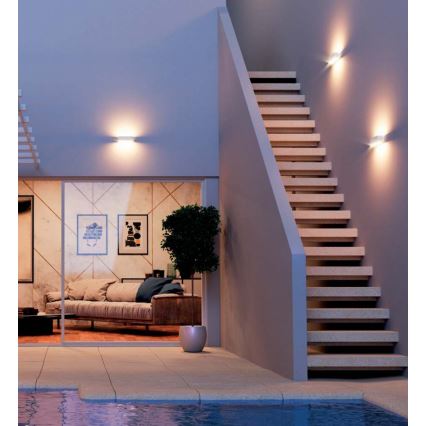 Redo 90095 - LED udendørs væglampe PLANIT LED/10W/230V 3000K IP54 hvid