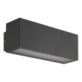 Redo 90096 - LED udendørs vægarmatur PLANIT LED/10W/230V 3000K IP54 antracit