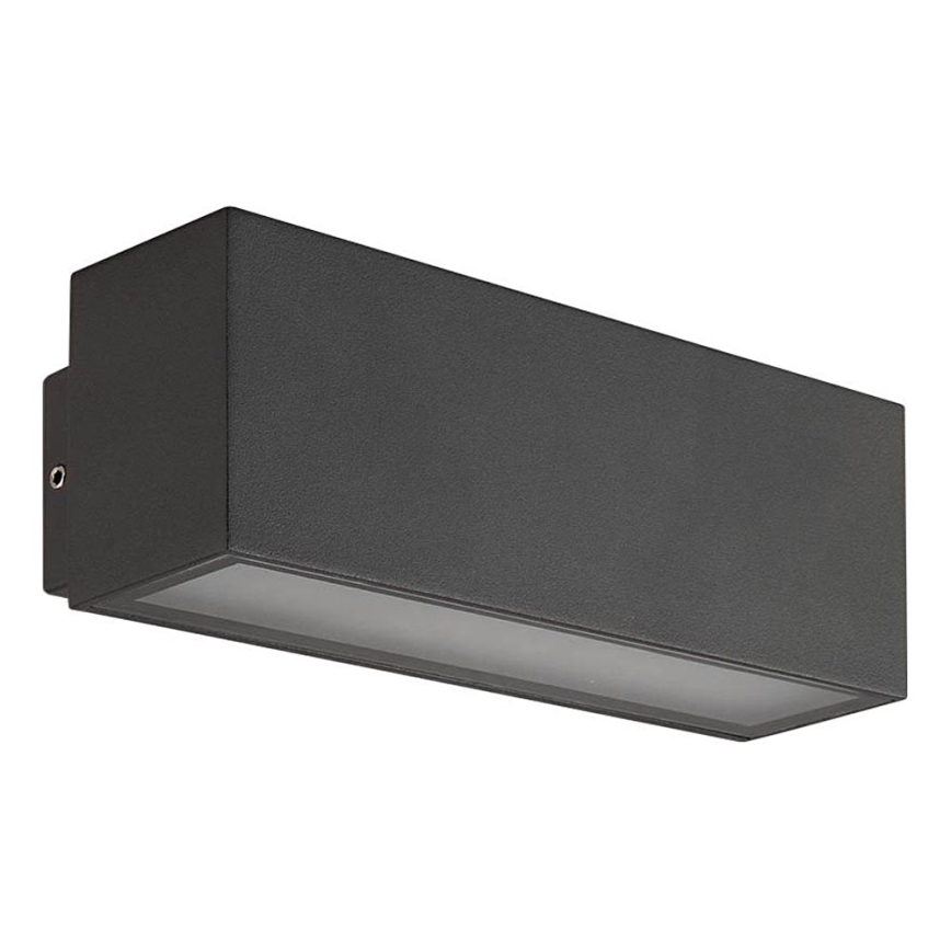 Redo 90096 - LED udendørs vægarmatur PLANIT LED/10W/230V 3000K IP54 antracit