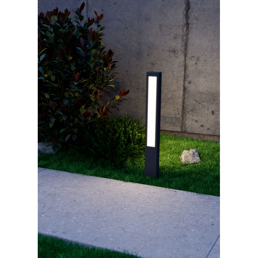 Redo 90125 - LED udendørslampe DOLMEN LED/12,44W/230V IP54 antracit