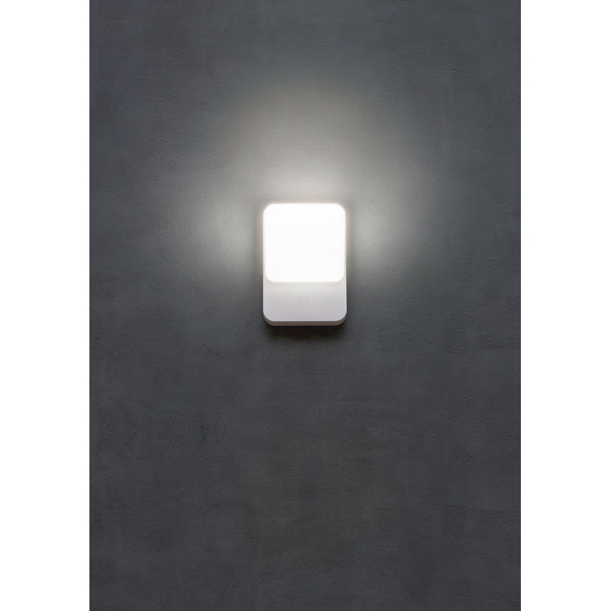 Redo 90128 - LED udendørs væglampe COLIN LED/9W/230V 4000K IP54 hvid
