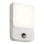 Redo 90132 - LED udendørs væglampe med bevægelses- og skumringssensor COLIN LED/9W/230V 4000K IP54 hvid