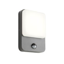 Redo 90133 - Udendørs LED væglampe med sensor COLIN 1xLED/9W/230V IP54