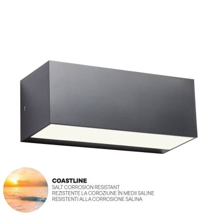 Redo 90153 - Udendørs LED-vægarmatur LAMPRIS LED/9W/230V IP65